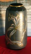 Brand New Bohemian Czech Gold Plated Beautiful Vase