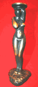 Candleholder Modern Contemporary Designed Bronze Finish Figurine by U Hoyat