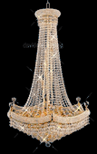 Chandelier 30% Crystal Corona Collection Lead # DVR29023048 W30" x H48" Chandelier 30% Crystal Corona Collection Lead # DVR29023048 W30" x H48"
