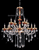 Chandelier 30% Lead Crystal Alexandria Collection # DVR78103338 Size W33" x H38" Chandelier 30% Lead Crystal Alexandria Collection # DVR78103338 Size W33" x H38"
