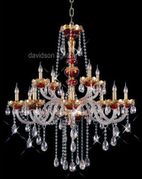 Chandelier 30% Lead Crystal Alexandria Collection # DVR78103338 Size W33" x H38"