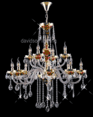 Chandelier 30% Lead Crystal Alexandria Collection # DVR78103537 Size W35" x H37" Chandelier 30% Lead Crystal Alexandria Collection # DVR78103537 Size W35" x H37"