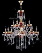 Chandelier 30% Lead Crystal Alexandria Collection # DVR78103537 Size W35" x H37"
