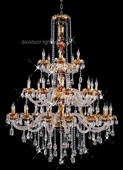Chandelier 30% Lead Crystal Alexandria Collection # DVR78104562 Size W45" x H62" Chandelier 30% Lead Crystal Alexandria Collection # DVR78104562 Size W45" x H62"