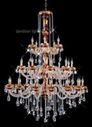 Chandelier 30% Lead Crystal Alexandria Collection # DVR78104562 Size W45" x H62"