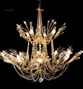 Chandelier 30% Lead Crystal Autumn Collection # DVR20133234 Size W32" x H34"