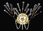 Chandelier 30% Lead Crystal Autumn Collection # DVR2013W1311 Size W13" x H11"