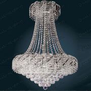Chandelier 30% lead Crystal  Belenus Collection # DVR0011822A Size w18" x H 22"