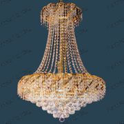 Chandelier 30% lead Crystal  Belenus Collection # DVR0011832AG Size w26" x H 32"