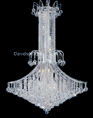 Chandelier 30% lead Crystal Cantolo Collection# A1001L32ag Size w32" x h71" Chandelier 30% lead Crystal Cantolo Collection# A1001L32ag Size w32" x h71"