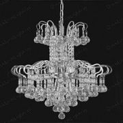 Chandelier 30% lead Crystal  Casablanca # DVR78162426L12A Size w24" x H 26"