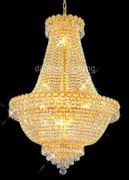 Chandelier 30% Lead Crystal Century Collection # DVR19001620   W16" x H20"