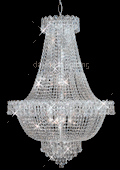 Chandelier 30% Lead Crystal Century Collection # DVR19002430 W24" x H30" Chandelier 30% Lead Crystal Century Collection # DVR19002430 W24" x H30"