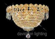 Chandelier 30% Lead Crystal Century Collection # DVR1900F109   W10" x H9"