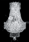 Chandelier 30% Lead Crystal Century Collection  # DVR1900W1217   W12" x H17"