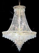 Chandelier 30% Lead Crystal Cinderella Collection # DVR20022430   W24" x H30"