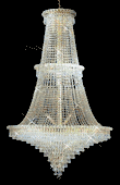 Chandelier 30% Lead Crystal Cinderella Collection # DVR20023048 W30" x H48" Chandelier 30% Lead Crystal Cinderella Collection # DVR20023048 W30" x H48"