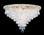 Chandelier 30% Lead Crystal Cinderella Collection # DVR2002F1610 W16" x H10" Chandelier 30% Lead Crystal Cinderella Collection # DVR2002F1610 W16" x H10"