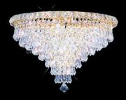 Chandelier 30% Lead Crystal Cinderella Collection # DVR2002F1610   W16" x H10"