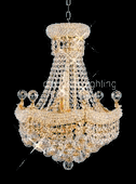 Chandelier 30% Lead Crystal Corona Collection # DVR29022026   W20" x H26"