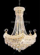 Chandelier 30% Lead Crystal Corona Collection # DVR29022432   W24" x H32"