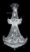 Chandelier 30% Lead Crystal Corona Collection  # DVR29023666C   W36" x H66"