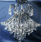 Chandelier 30% lead Crystal # D5003L9a Size w20" x h22" Chandelier 30% lead Crystal # D5003L9a Size w20" x h22"
