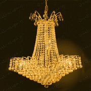Chandelier 30% lead Crystal  # DVR8031W16AG Size w16" x H 13"