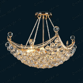 Chandelier 30% lead Crystal  # DVR98002020AG Size w20" x H 20"