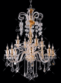 Chandelier 30% Lead Crystal Elizabeth Collection # DVR78303340G W33" x H40" Chandelier 30% Lead Crystal Elizabeth Collection # DVR78303340G W33" x H40"