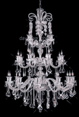 Chandelier 30% Lead Crystal Elizabeth Collection # DVR78304463C W44" x H63" Chandelier 30% Lead Crystal Elizabeth Collection # DVR78304463C W44" x H63"