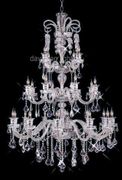Chandelier 30% Lead Crystal Elizabeth Collection # DVR78304463C W44" x H63"