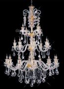 Chandelier 30% Lead Crystal Elizabeth Collection # DVR78304463G  W44" x H63"