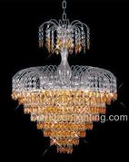 Chandelier 30% Lead Crystal Falls Collection # 6800-3036 Size w30 x h36