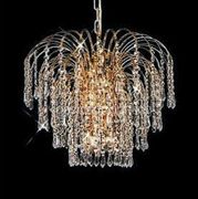 Chandelier 30% Lead Crystal Falls Collection # DVR68011412  W14" x H12"