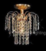 Chandelier 30% Lead Crystal Falls Collection # DVR6801F911  W9" x H11"