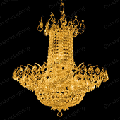 Chandelier 30% lead Crystal  Flora Collection # DVR58002222AG Size w22" x H 22"