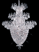 Chandelier 30% Lead Crystal Flora Collection # DVR58002328 W23" x H28" Chandelier 30% Lead Crystal Flora Collection # DVR58002328 W23" x H28"