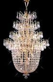 Chandelier 30% Lead Crystal Flora Collection # DVR58003150 W31" x H50" Chandelier 30% Lead Crystal Flora Collection # DVR58003150 W31" x H50"