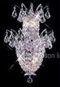 Chandelier 30% Lead Crystal Flora Collection # DVR5800W1519  W15" x H19"