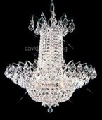 Chandelier 30% Lead Crystal Flora Collection # DVR58012628 W26" x H28" Chandelier 30% Lead Crystal Flora Collection # DVR58012628 W26" x H28"