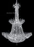 Chandelier 30% Lead Crystal Flora Collection # DVR58013652  W36" x H52"