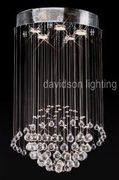 Chandelier 30% Lead Crystal Galaxy Collection # DVR20041626  W16" x H26"