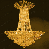 Chandelier 30% lead Crystal Harmonia Collection # DVR88002224AG Size w22" x H 24"