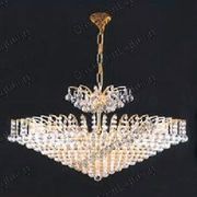 Chandelier 30% lead Crystal # LD2304ag Size w19" x h16"