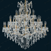 Chandelier 30% lead Crystal Maria Theresa Collection # DVR280044AG Size w44" x H 44" Chandelier 30% lead Crystal Maria Theresa Collection # DVR280044AG Size w44" x H 44"