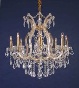 Chandelier 30% lead Crystal  Maria Theresa Collection # DVR2800D26H26AG Size w26" x H 26"