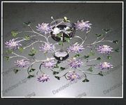 Chandelier 30% lead Crystal # MBS1177L12a Size w30" x h10"