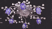 Chandelier 30% lead Crystal # MD23182L8a Size w27.5" x h7" Chandelier 30% lead Crystal # MD23182L8a Size w27.5" x h7"