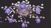 Chandelier 30% lead Crystal # MD23182L8a Size w27.5" x h7"